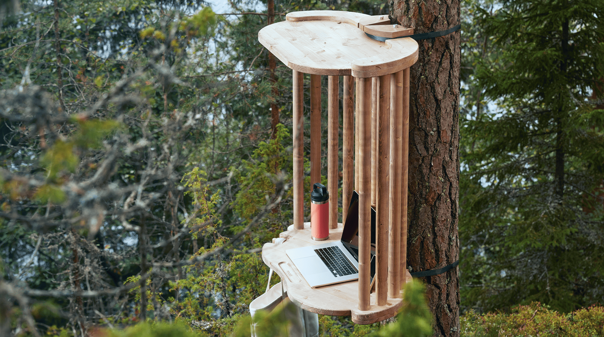 Leading Finnish green city Lahti sets up remote workstations in nature  sites free for everyone to use - OnOffice | Design at Work