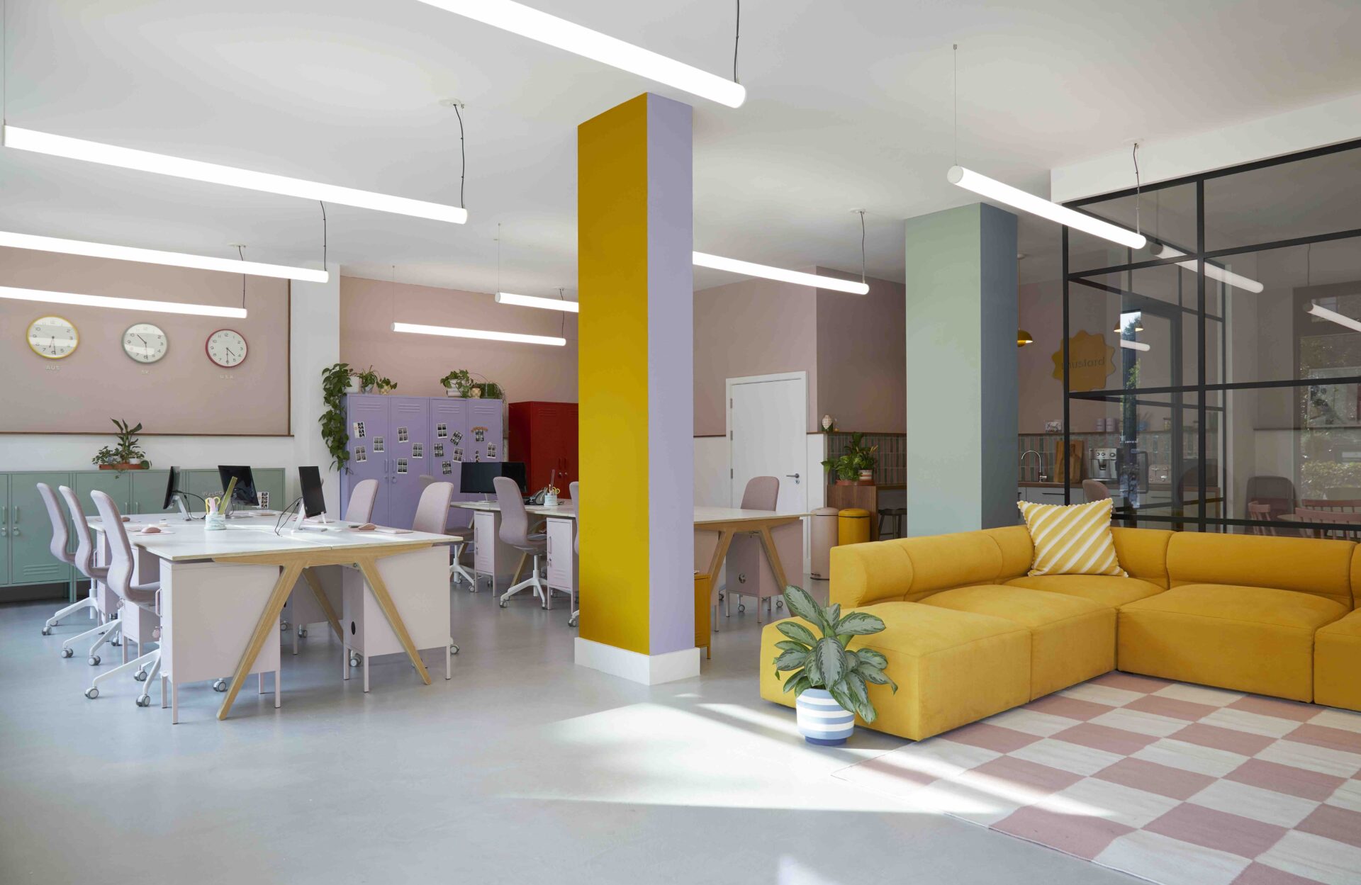 The Mustard Made London HQ Celebrates the Brand's Colourful